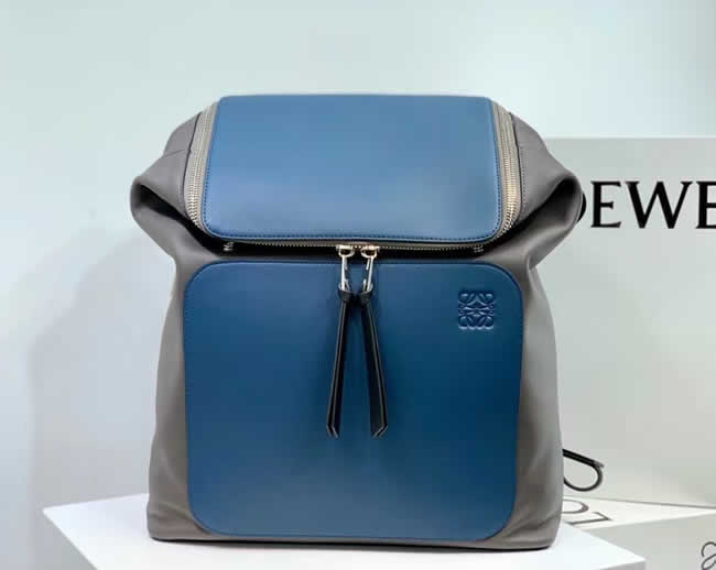 Replica Hot Sale New Loewe Color Matching Goya Backpack Practical Backpack