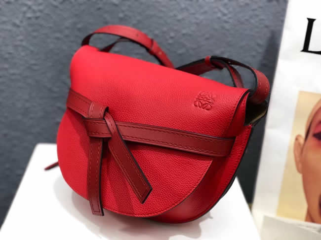 Fake Cheap Loewe Red Gate Bag Nice Crossbody Shoulder Bag