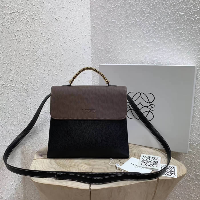 New Discount Loewe Vintage Black Shoulder Crossbody Bag