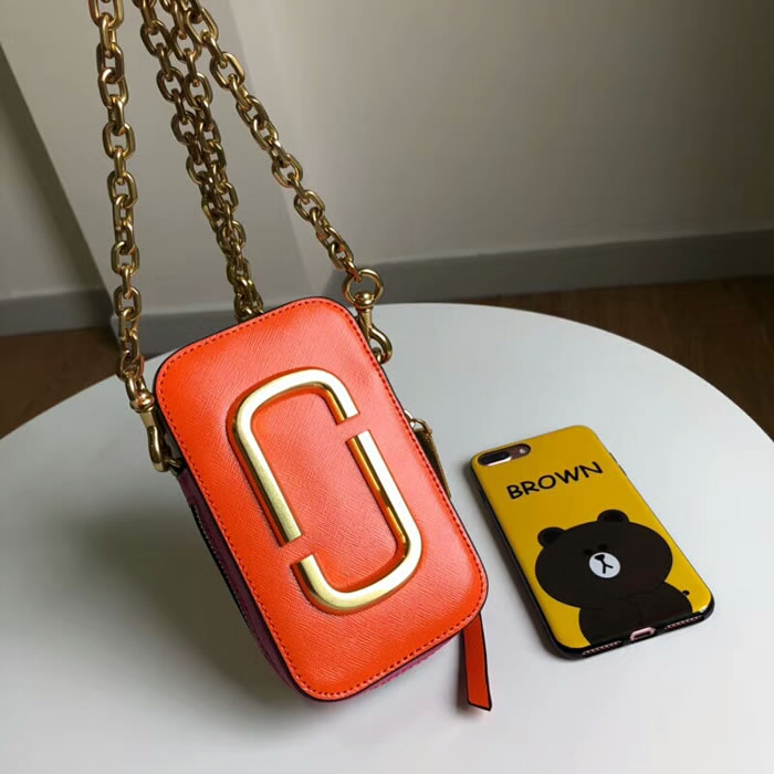 Replica Marc Jacobs Orange Camera Bag Messenger Bag