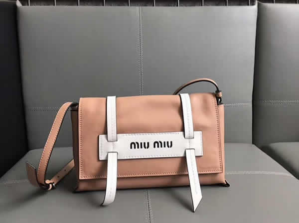 Replica Discount New Miu Miu Grace Lux Khaki Shoulder Bag 5BD076