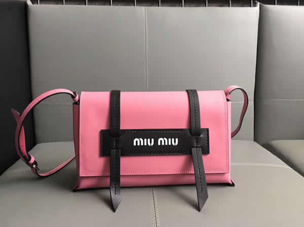 Replica Discount New Miu Miu Grace Lux Pink Shoulder Bag 5BD076