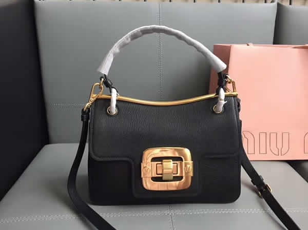 Replica Fashion Cheap Black Miu Miu Handbag High Quality 5BD042