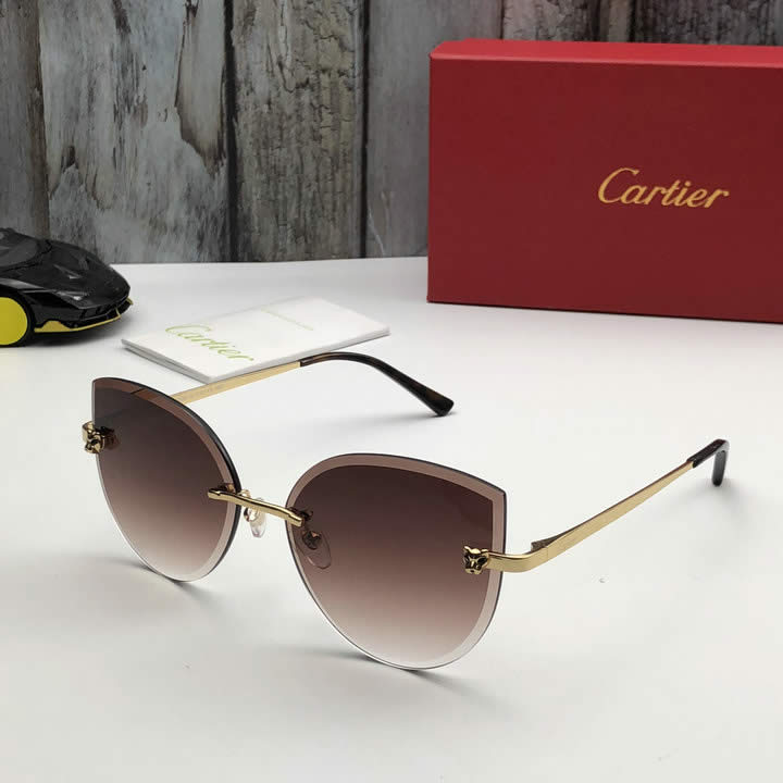 Wholesale Fashion Replica Cartier Sunglasses Online 25