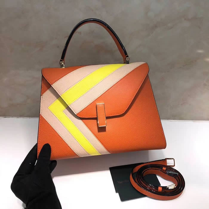 Replica New Valextra Esomp Orange Tote Messenger Bag With 1:1 Quality
