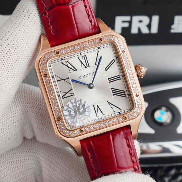 Replica Swiss Cartier Santos Man Mechanical Movement Watches