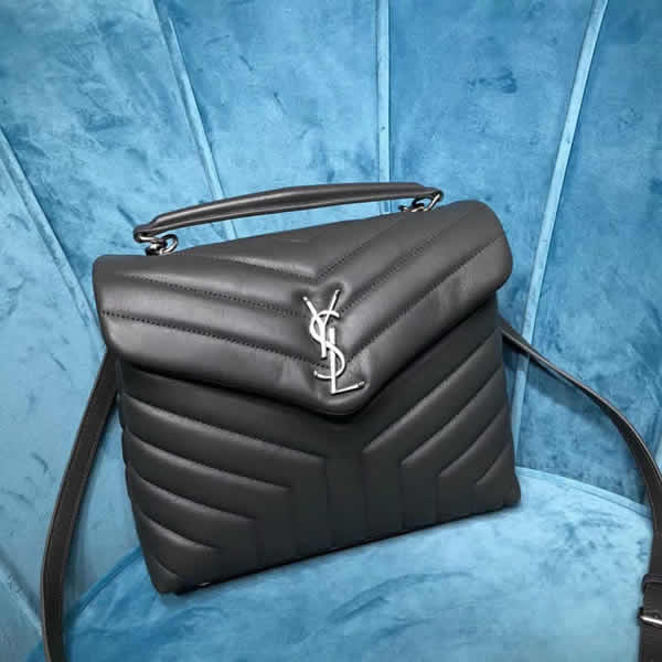 Top Quality Casual Yves Saint Laurent Black Flap Crossbody Bags