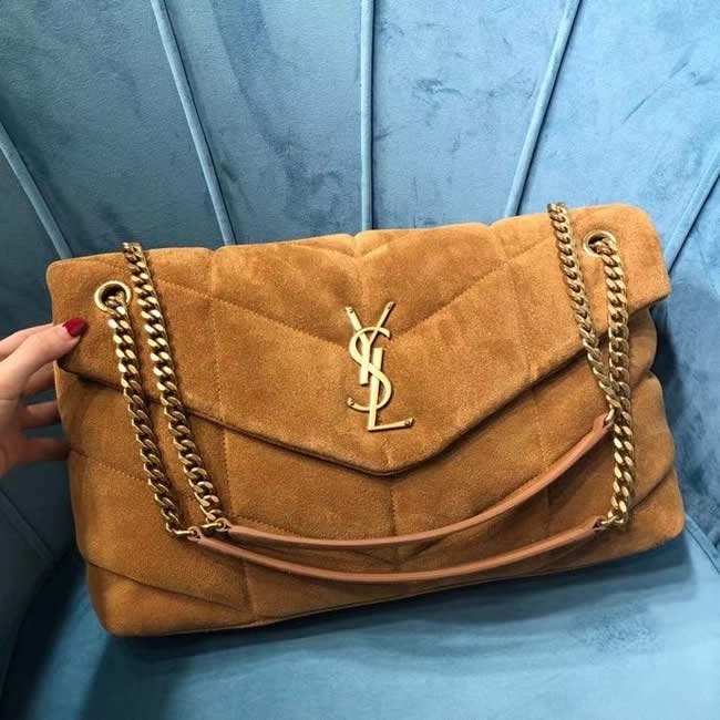 Replica Hot Sale Yves Saint Laurent Paris Yellow Shoulder Bag