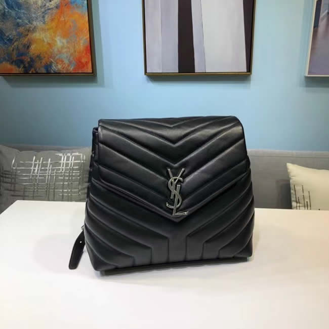 Yves Saint Laurent Monogram Saint Laurent Classic Flap Backpack