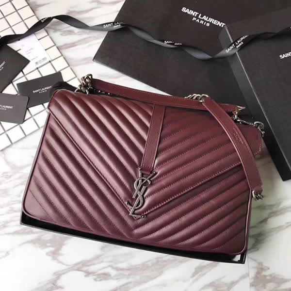 Fake Saint Laurent Classic Red Tote Crossbody Bag Top Quality