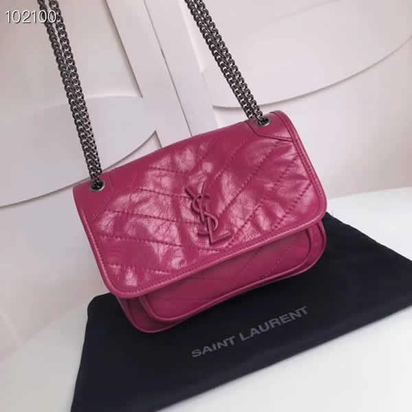 2019 New Ysl Shoulder Bag Purple Messenger Bag Hot Sale