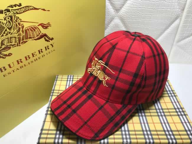 Brand Burberry Baseball Cap Spring Autumn Cotton Hats For Women And Men Snapback