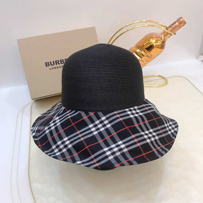 Burberry New Cotton Bucket Hats Women Branded Hat Men Pure Color Sunbonnet Fedoras Outdoor Fisherman Hat