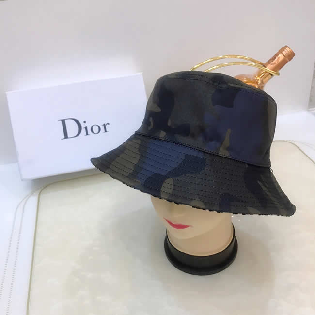 Summer Double Sided Dior Fisherman's Hats Women's Large Brim Hats Outdoor Sun Protection Hats