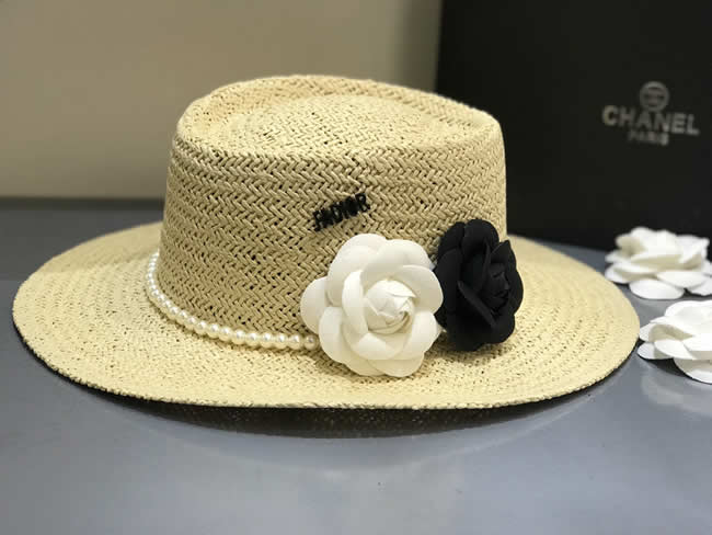 Replica Dior Hat Simple Summer Beach Hat Female Casual Lady Women Flat Cap Girls Sun Hat