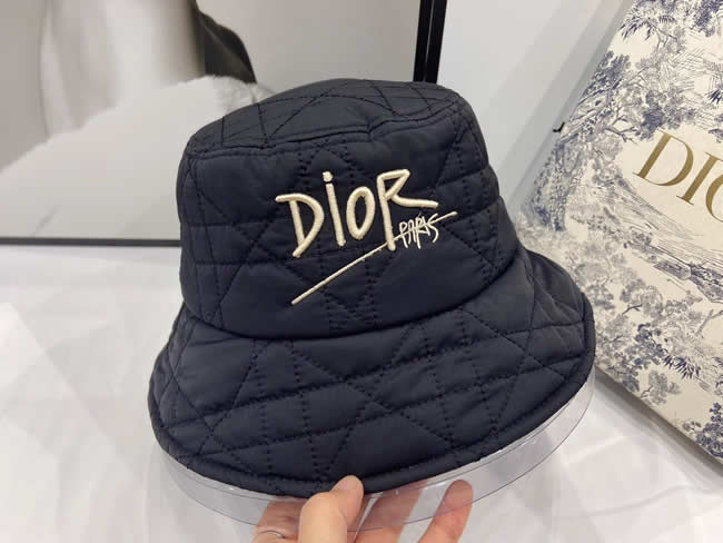 Knock Off Dior Bucket Hat for Men Women Hip Hop Fisherman Hat Adult Summer Lovers Flat Hat