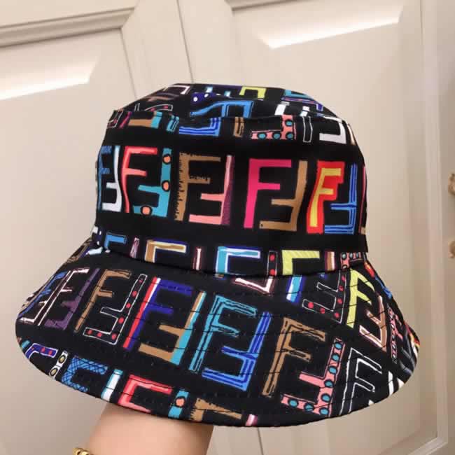 Spring and Autumn Fendi Hat for Women Double-sided Can Use Soft Comfortable Fisherman Hat Men Travel Shade Fishing Bucket Hats Unisex