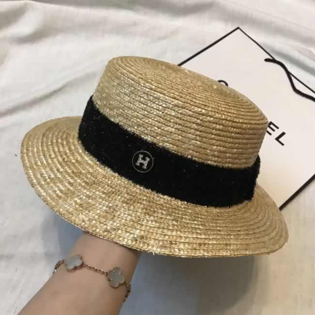 Summer Hermes Sun Hats for Women Man Classic Hat Beach Straw Hat for Men Protection Cap Sunhat Sombrero