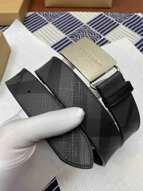 Replica Burberry Leather For Men High Quality Buckle Cowskin Casual Belts Business Cowboy Waistband Male Fashion 04