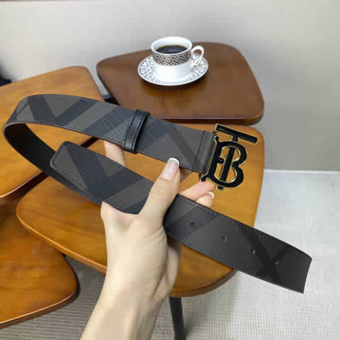 Replica Burberry Leather For Men High Quality Buckle Cowskin Casual Belts Business Cowboy Waistband Male Fashion 18