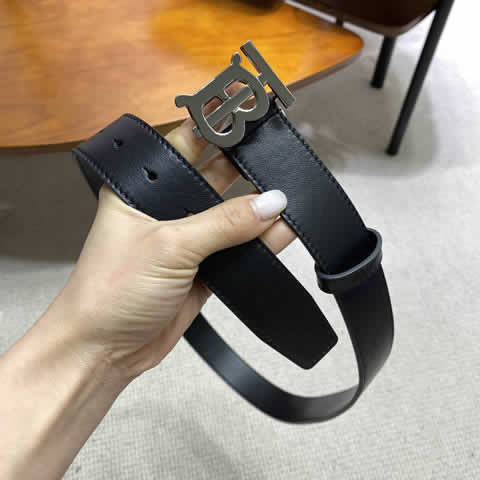 Replica Burberry Leather For Men High Quality Buckle Cowskin Casual Belts Business Cowboy Waistband Male Fashion 34