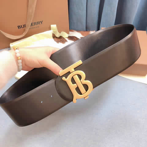 Fake Discount Burberry Leather Belts for Women Fashion Classic Simple Female New Luxury 15