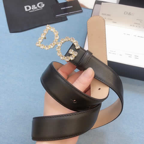 Replica Discount New Dolce & Gabbana Luxury Designer Belt High Quality Women Genuine Real Leather Belts 06