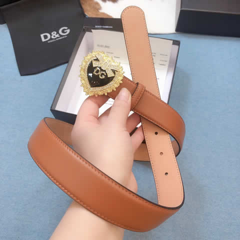 Replica Discount New Dolce & Gabbana Luxury Designer Belt High Quality Women Genuine Real Leather Belts 10