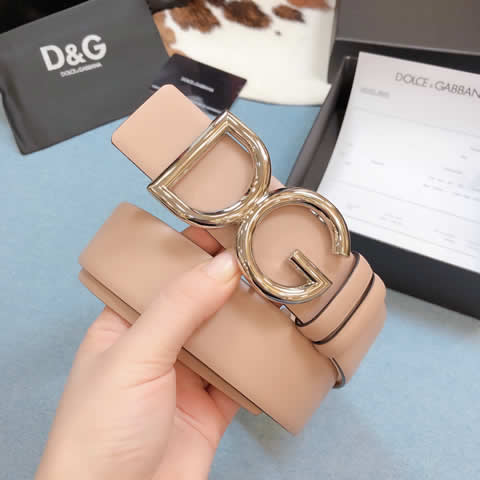 Replica Discount New Dolce & Gabbana Luxury Designer Belt High Quality Women Genuine Real Leather Belts 14