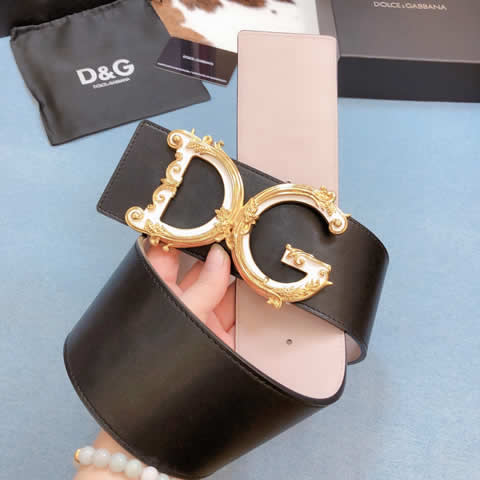Replica Discount New Dolce & Gabbana Luxury Designer Belt High Quality Women Genuine Real Leather Belts 34
