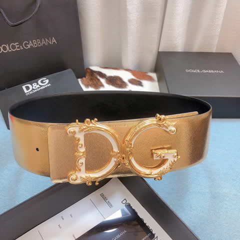 Replica Discount New Dolce & Gabbana Luxury Designer Belt High Quality Women Genuine Real Leather Belts 35