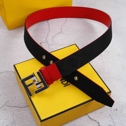 Replica New Fendi Men Belt Male Genuine Leather Belt Men Strap Belts For Men Fashion Belts 02