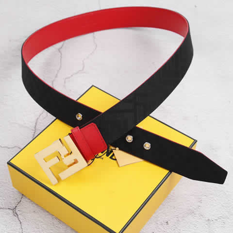 Replica New Fendi Men Belt Male Genuine Leather Belt Men Strap Belts For Men Fashion Belts 18