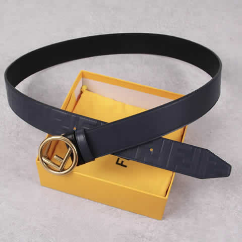 Replica New Fendi Men Belt Male Genuine Leather Belt Men Strap Belts For Men Fashion Belts 26