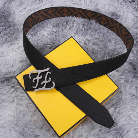 Replica New Fendi Men Belt Male Genuine Leather Belt Men Strap Belts For Men Fashion Belts 35