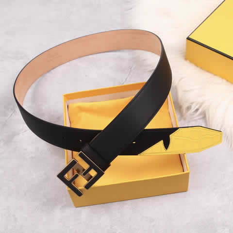 Replica New Fendi Men Belt Male Genuine Leather Belt Men Strap Belts For Men Fashion Belts 38