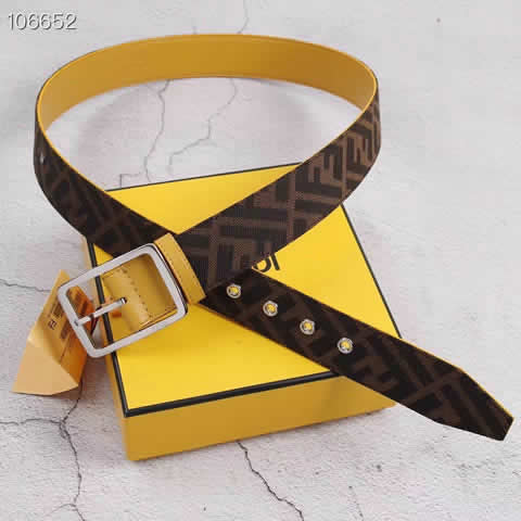 Replica New Fendi Men Belt Male Genuine Leather Belt Men Strap Belts For Men Fashion Belts 48
