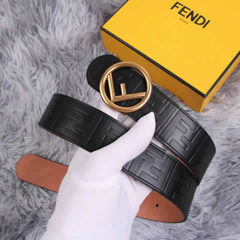 Replica New Fendi Men Belt Male Genuine Leather Belt Men Strap Belts For Men Fashion Belts 52