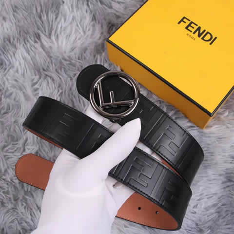 Replica New Fendi Men Belt Male Genuine Leather Belt Men Strap Belts For Men Fashion Belts 53