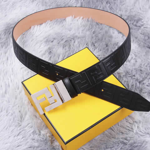 Replica New Fendi Men Belt Male Genuine Leather Belt Men Strap Belts For Men Fashion Belts 58