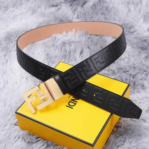 Replica New Fendi Men Belt Male Genuine Leather Belt Men Strap Belts For Men Fashion Belts 59