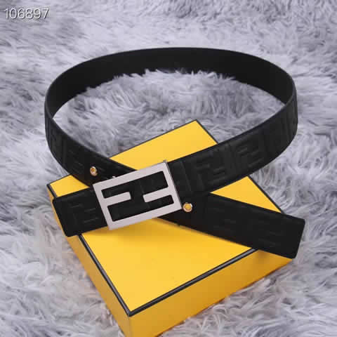 Replica New Fendi Men Belt Male Genuine Leather Belt Men Strap Belts For Men Fashion Belts 73