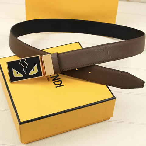 Replica New Fendi Men Belt Male Genuine Leather Belt Men Strap Belts For Men Fashion Belts 83