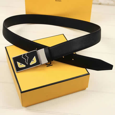 Replica New Fendi Men Belt Male Genuine Leather Belt Men Strap Belts For Men Fashion Belts 85