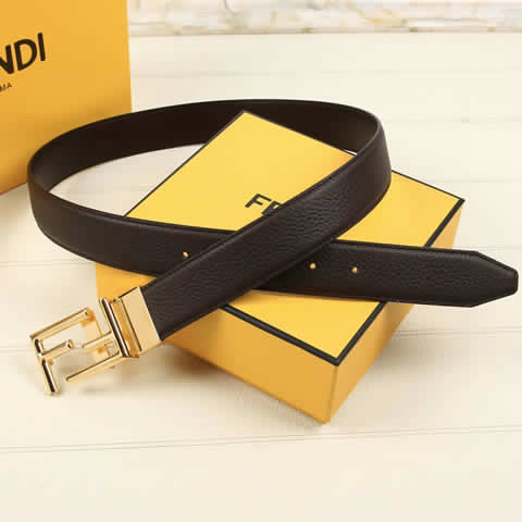 Replica New Fendi Men Belt Male Genuine Leather Belt Men Strap Belts For Men Fashion Belts 87