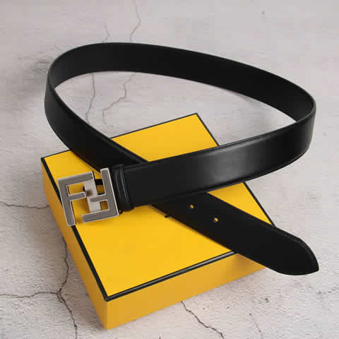 Replica New Fendi Men Belt Male Genuine Leather Belt Men Strap Belts For Men Fashion Belts 89
