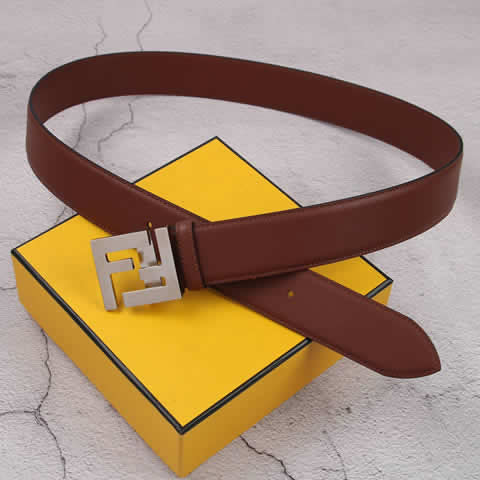 Replica New Fendi Men Belt Male Genuine Leather Belt Men Strap Belts For Men Fashion Belts 93
