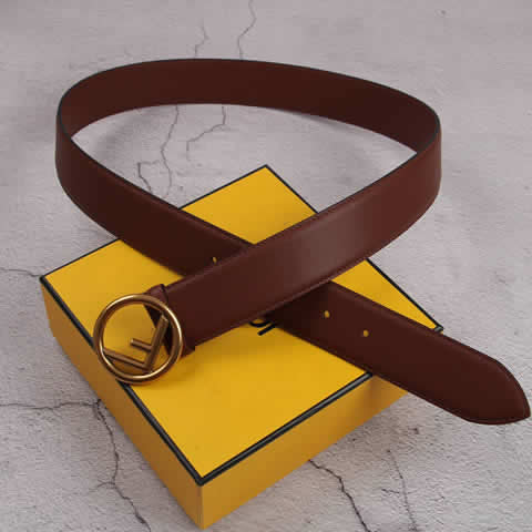 Replica New Fendi Men Belt Male Genuine Leather Belt Men Strap Belts For Men Fashion Belts 96