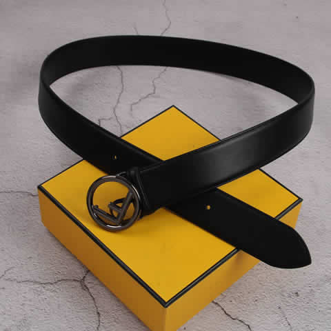 Replica New Fendi Men Belt Male Genuine Leather Belt Men Strap Belts For Men Fashion Belts 97