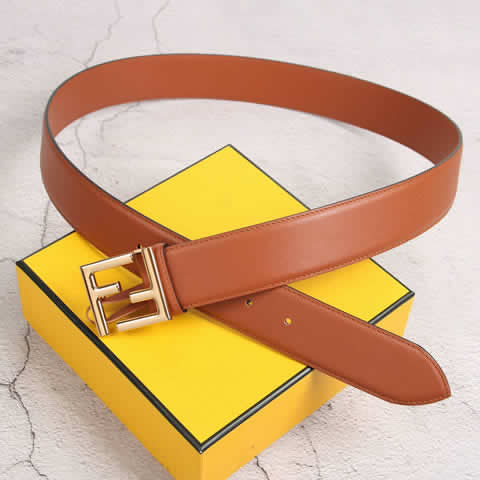 Replica New Fendi Men Belt Male Genuine Leather Belt Men Strap Belts For Men Fashion Belts 100